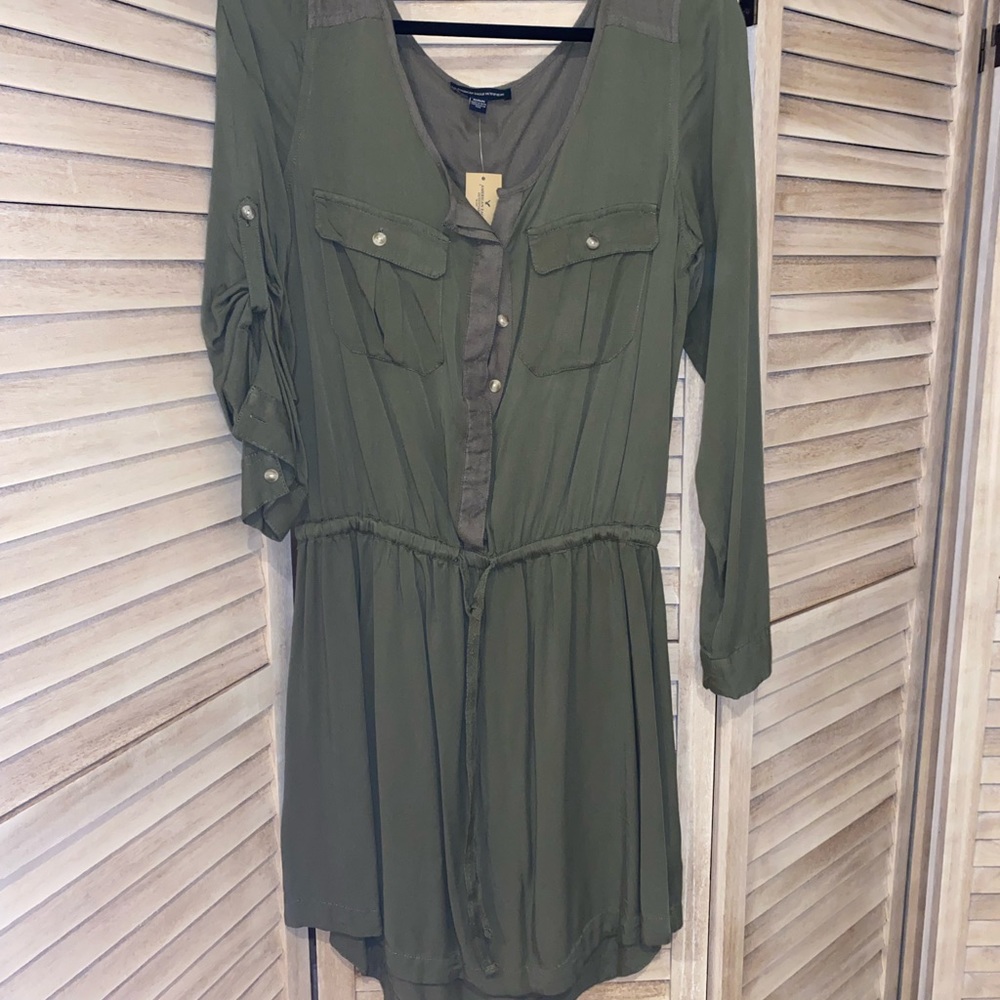Olive green AE dress